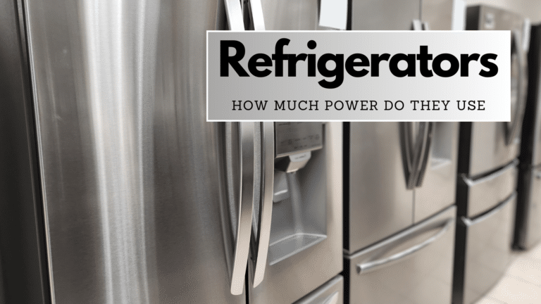 How Many Watts Does a Refrigerator Use? - Fridge Running & Starting